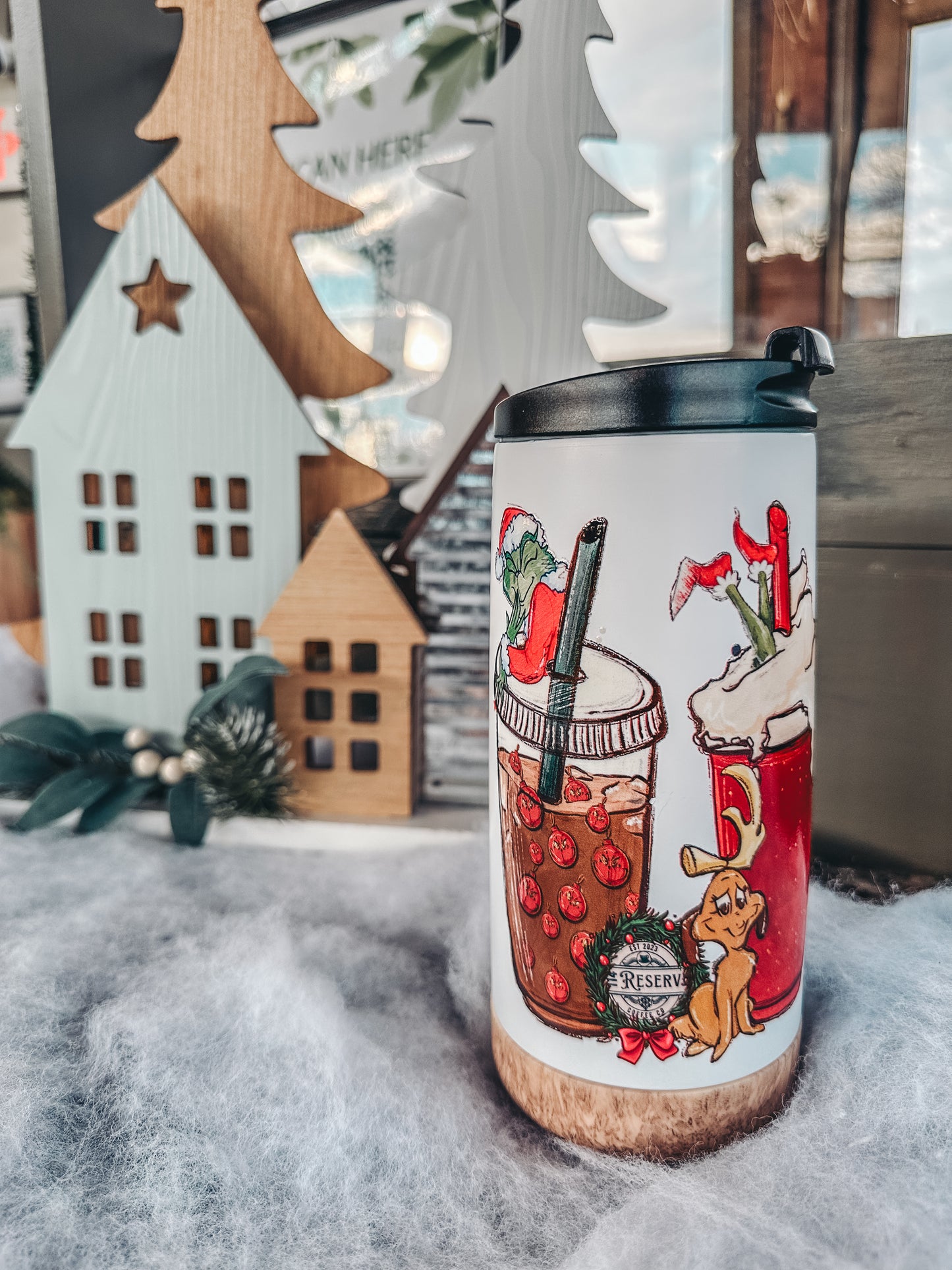 114 Reserve Grinch Tall Ceramic Travel Mug