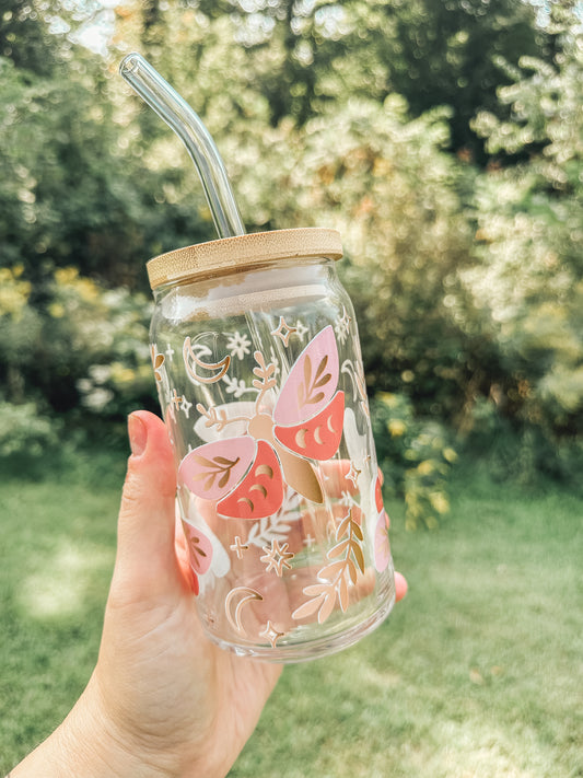Celestial Moth Glass