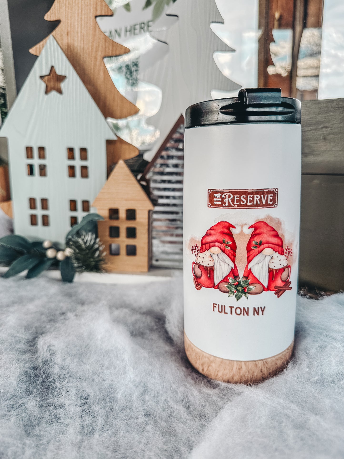 114 Reserve Gnome Tall Ceramic Travel Mug