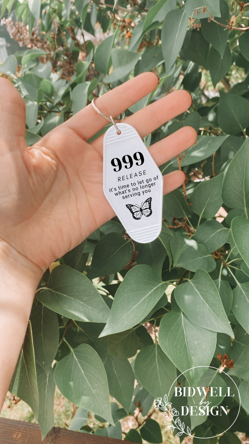 999 Angel Number Keychain