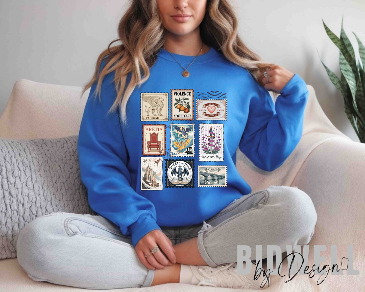 Fourth Wing Stamp Sweatshirt