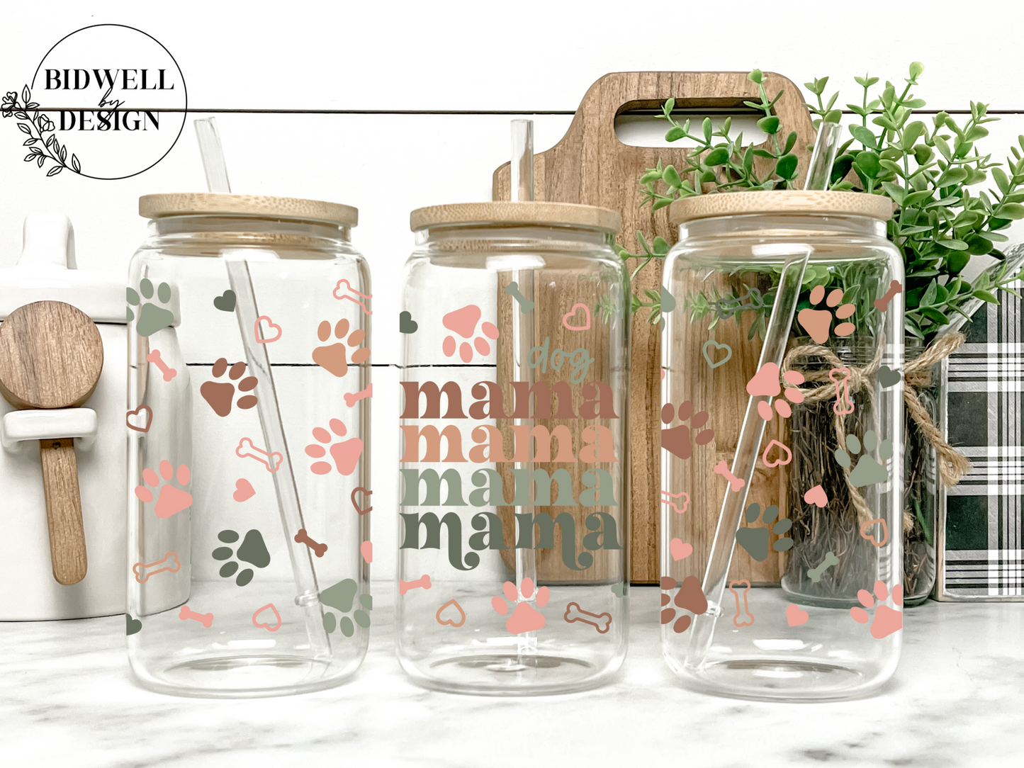 Ladybug Glass Can Wrap