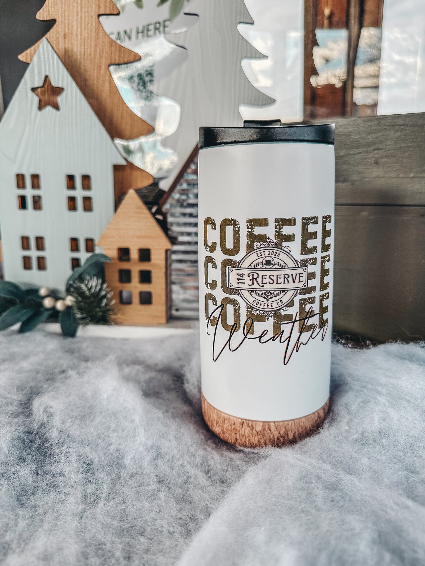 114 Reserve Coffee Stack Tall Ceramic Travel Mug