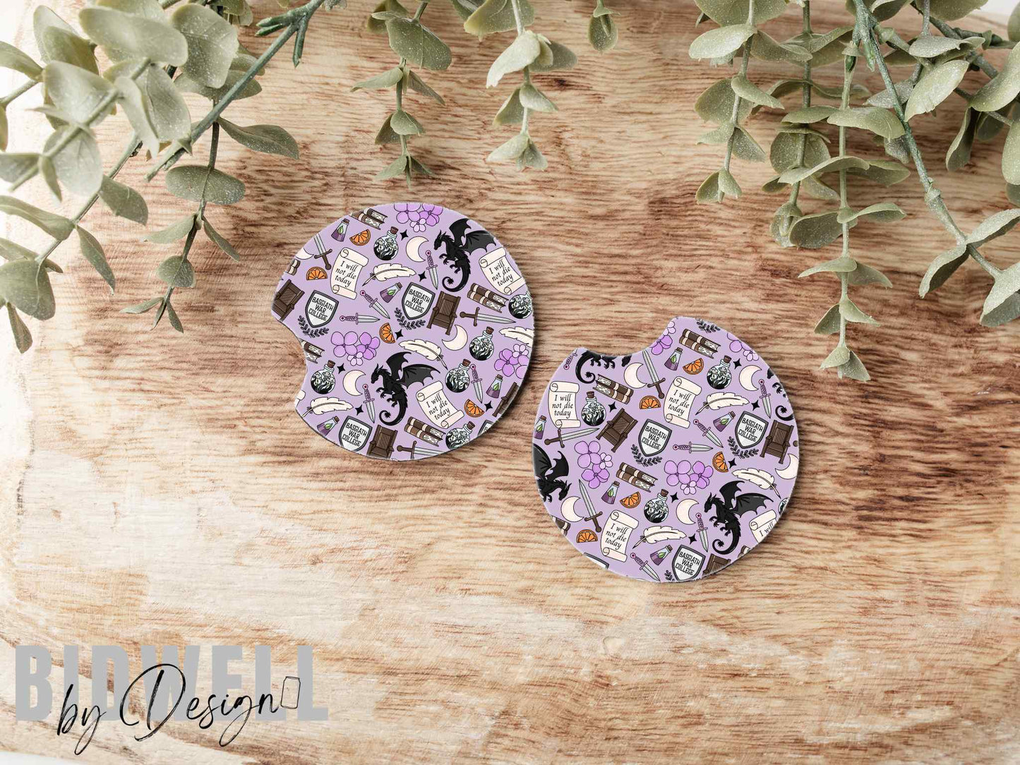 Fourth Wing Car Coasters