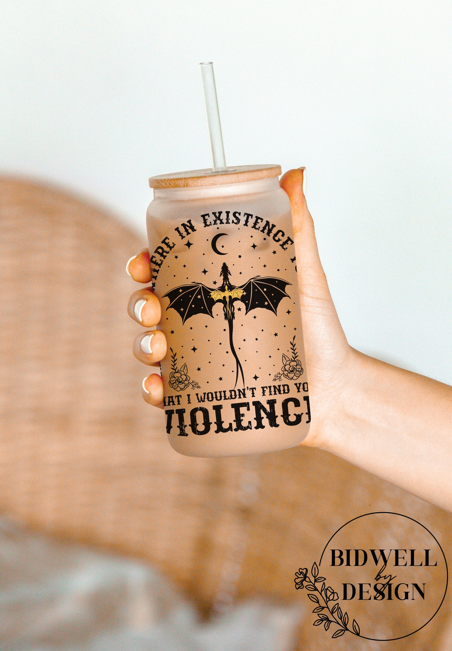 Fourth Wing Violence Frosted Glass