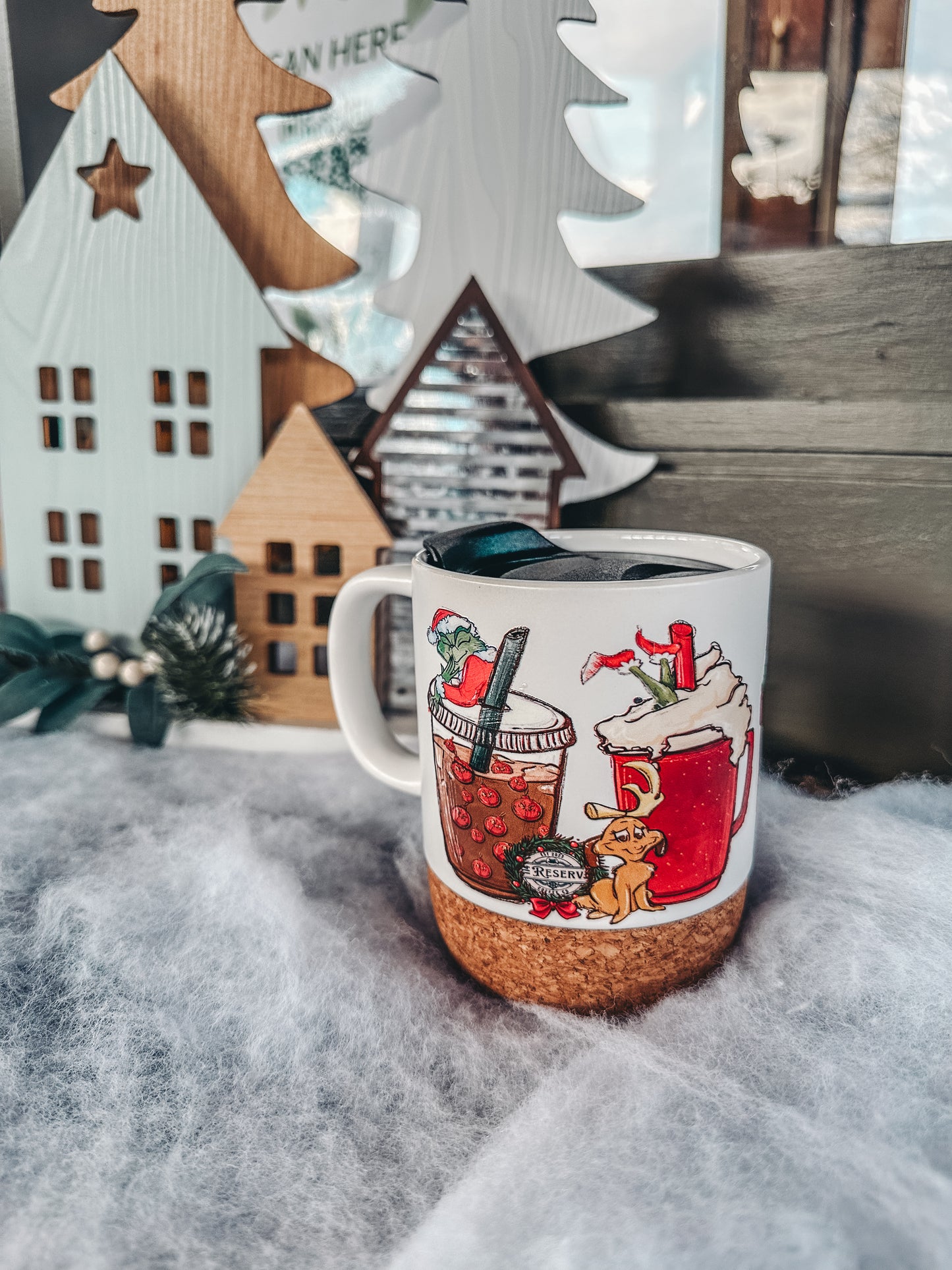 114 Reserve Grinch Ceramic Travel Mug