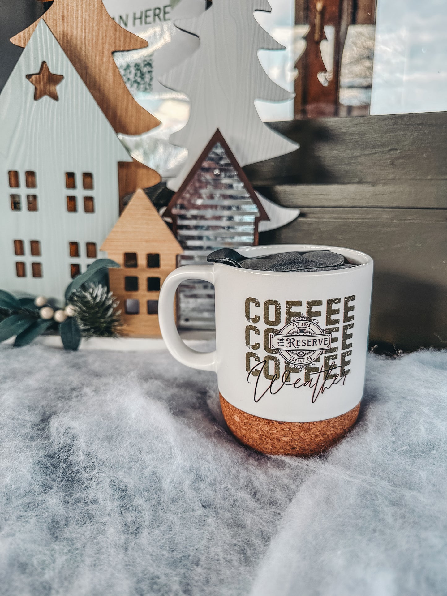 114 Reserve Coffee Stack Ceramic Travel Mug