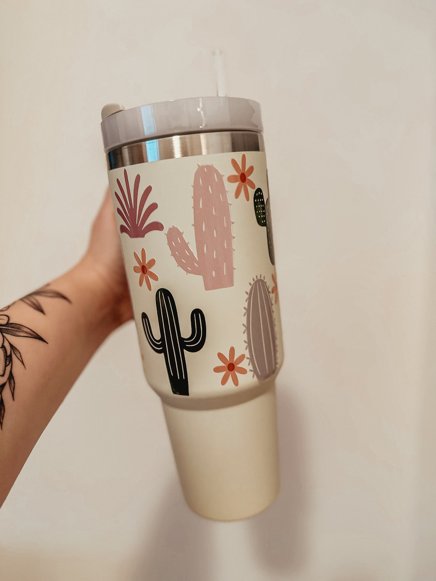 Cactus 40oz Handle Tumbler
