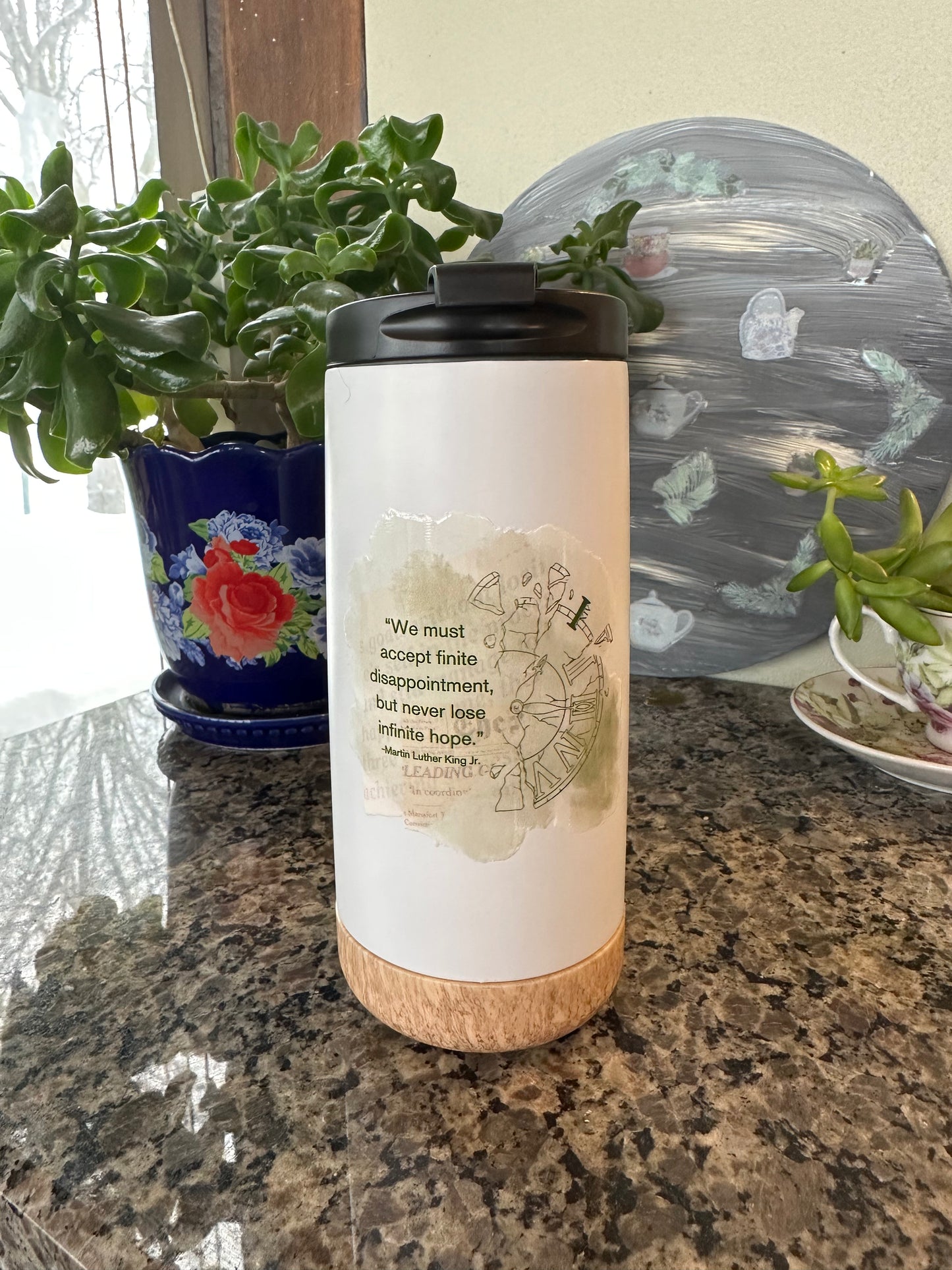 MLK 114 Reserve 16oz Cork Bottom Tumbler