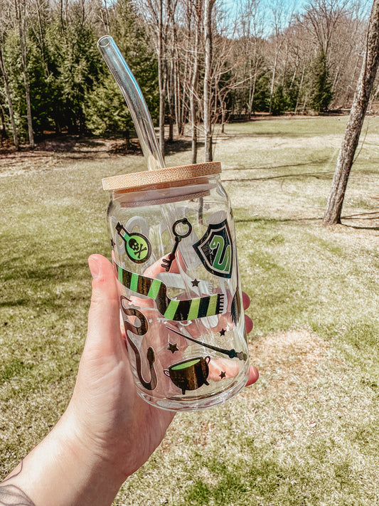 Wizard House Glass (Slytherin)