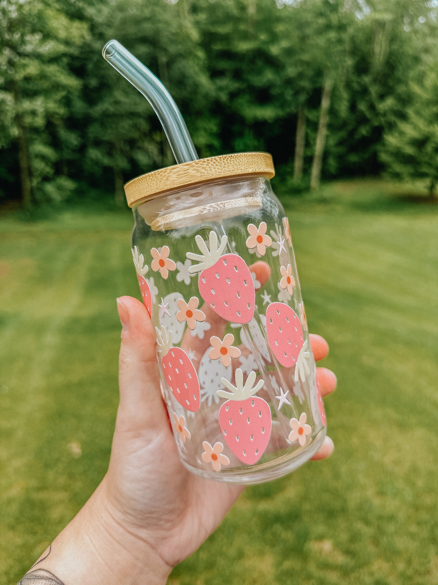 Cottage Strawberry Glass
