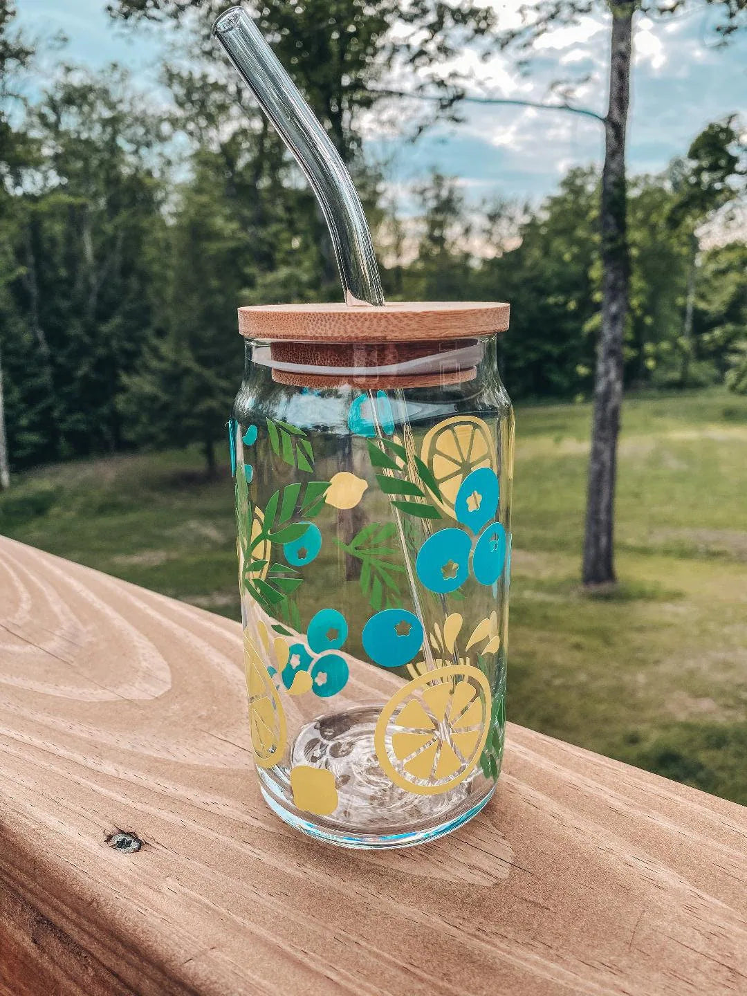 Blueberry and Lemon Glass