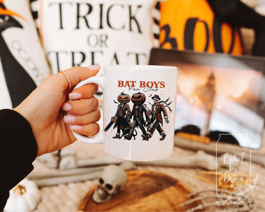 Bat Boys Halloween Mug