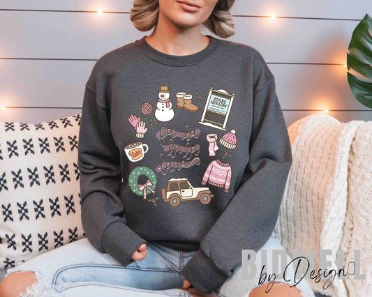 Holiday Stars Hallow Sweatshirt