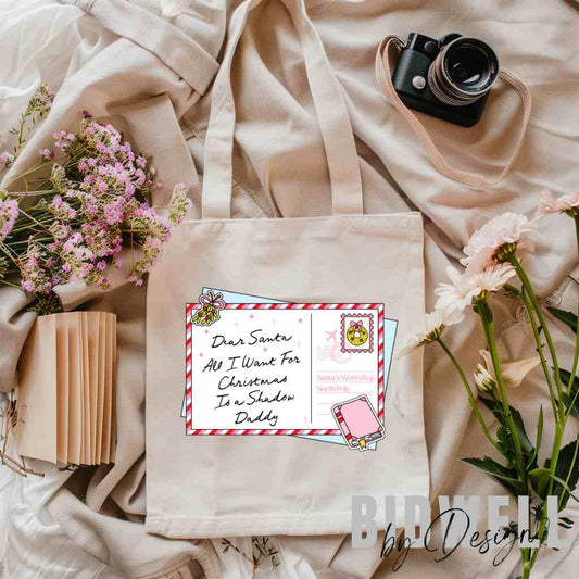 Shadow Daddy Christmas Tote Bag