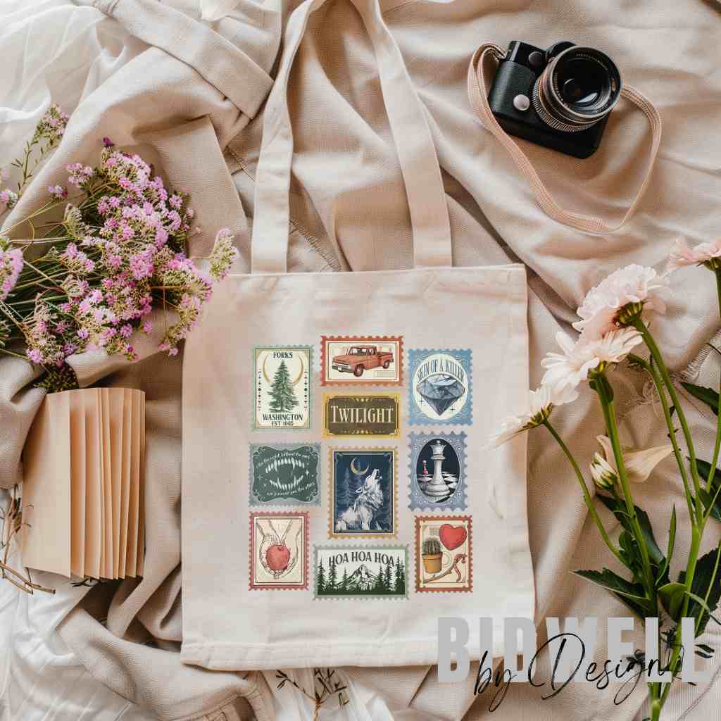 Twilight Stamp Tote Bag