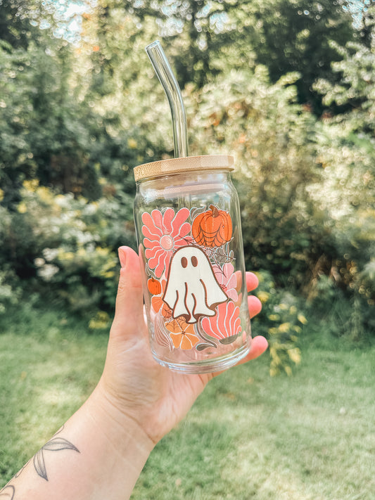 Boho Ghost Mural Glass