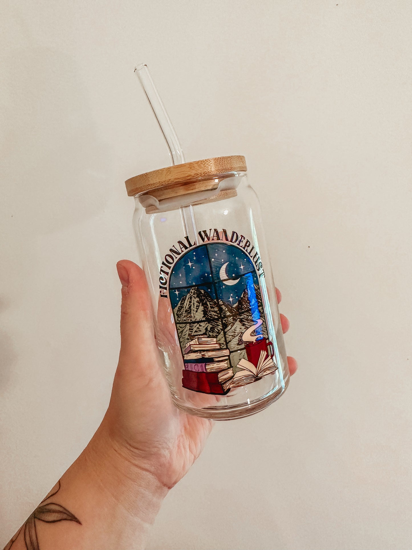 Fictional Wanderlust Glass