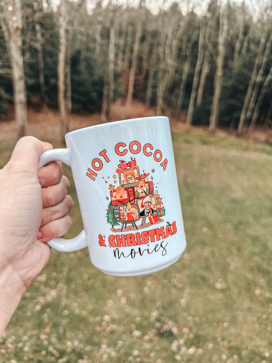 Hot Cocca & Christmas Movies Mug