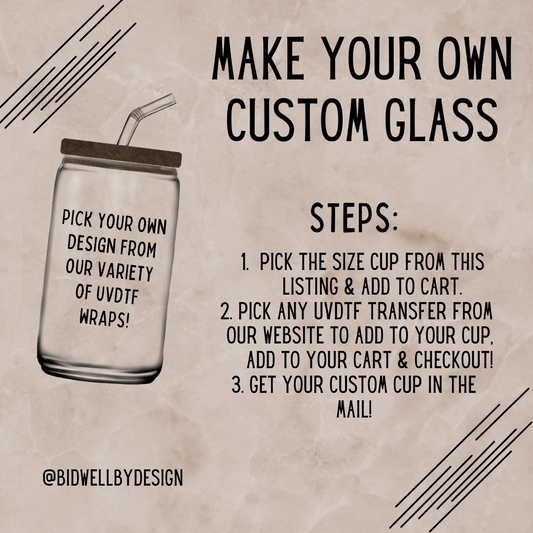 Make Your Own Custom Glass